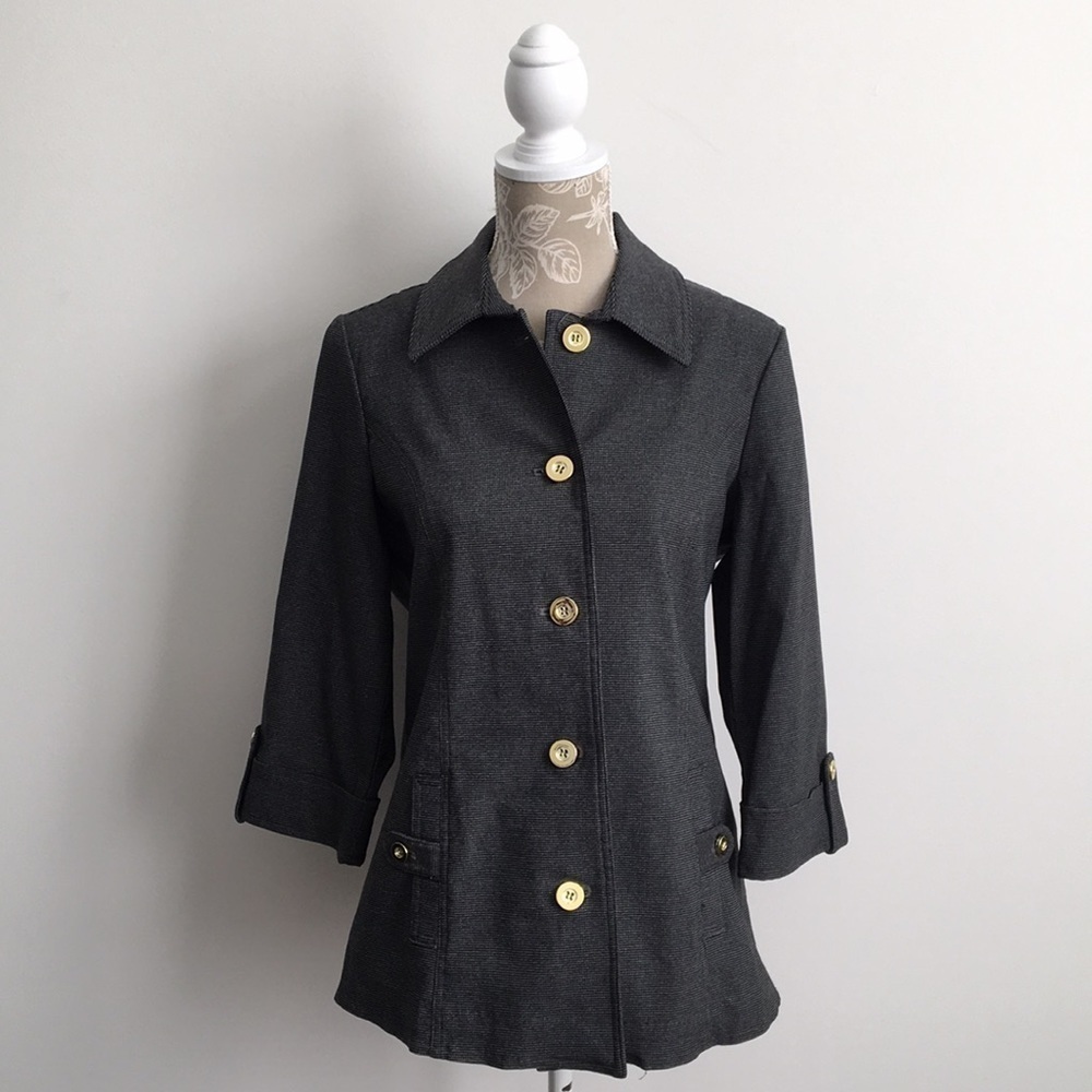 Attyre New York Black/Grey Jacket S